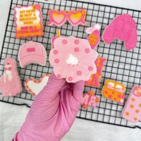 Scrunchie Daisy Cookie Embosser Stamp With Cutter von cookiecutterFabrik