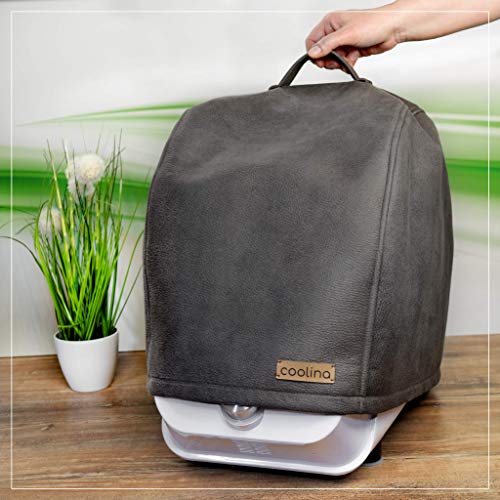 coolina® Hoodie in Anthrazit - Schutzhaube Abdeckhaube, passend für Monsieur Cuisine Connect (MCC) und Smart (MCS) von coolina