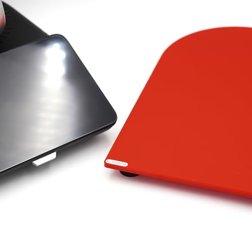 coolina Premium Gleitbrett für den Thermomix - Passend für TM7 - Hochwertiger Gleiter - Aus Acryl (Rot) von coolina
