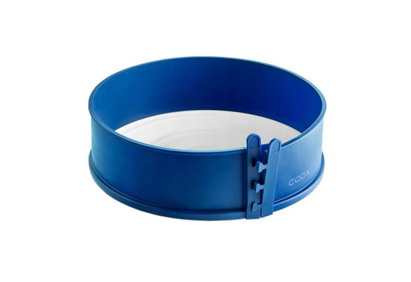 coox Springform Springform mit Porzellanboden Ø 16 cm Silikon Blau, (Stück 1-tlg), Backform von coox