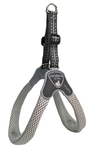 Boon Luxe Coralpina - Hondenharnas tuig Cinquetorri Grijs - 45-55 cm - Maat 6 von coralpina