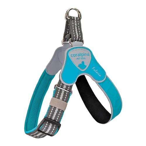 Coralpina - Verstellbares Brustgeschirr von Faloria für Hunde mit verschiedenen Hals- und Brustdurchmessern, weich und langlebig, beschädigt das Haar nicht und behindert die Bewegungen nicht, Farbe Coralpina - Verstellbares Brustgeschirr von Faloria für Hunde mit verschiedenen Hals- und Brustdurchmessern, weich und langlebig, beschädigt das Haar nicht und behindert die Bewegungen nicht, Farbe von coralpina