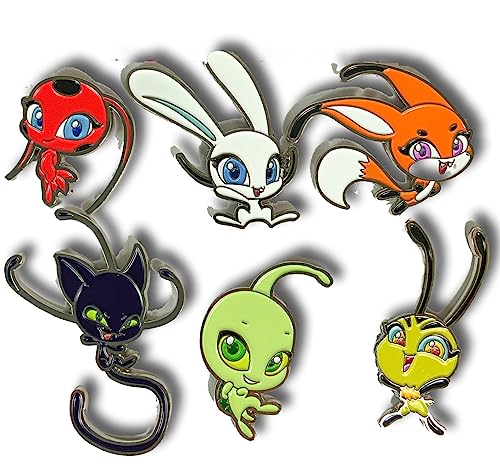 corimori Miraculous Ladybug Anstecker | 6 Kwami Enamel Pins, Schmuck corimori Miraculous Ladybug Anstecker | 6 Kwami Enamel Pins, Schmuck von corimori