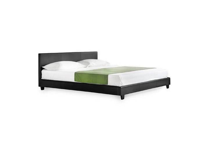 Corium Polsterbett, Kunstlederbett »Albacete« 180x200cm, Lattenrost, schwarz, schwarz von [corium]