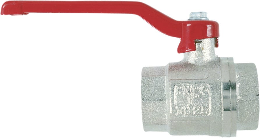 Cornat Kugelhahn Messing matt-verchromt, beidseitig IG 1 1/4 von cornat