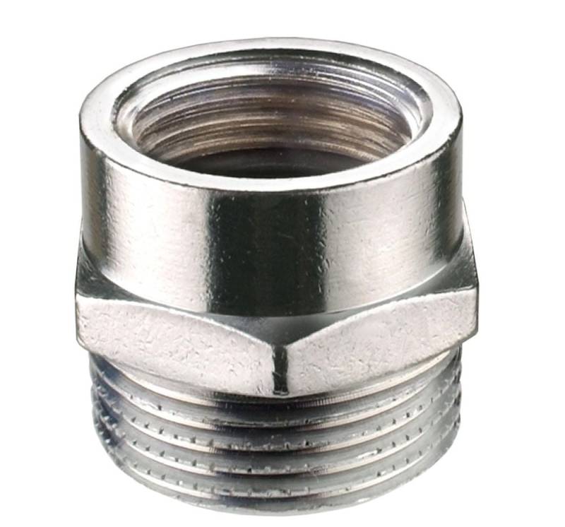 Cornat Reduzierstück messing verchromt 3/4 x 1/2 Innen- und Außengewinde von cornat