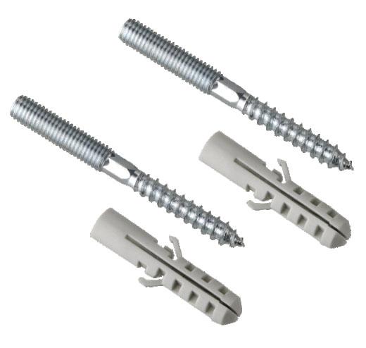 Cornat Stockschrauben inkl. Dübel M8 x 140 mm, 2 Stück Cornat Stockschrauben inkl. Dübel M8 x 140 mm, 2 Stück von cornat