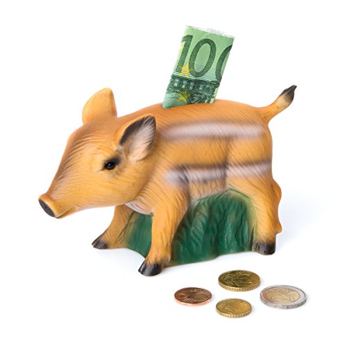 Frischling - Sparschwein/Ferkel/Spardose/Piggy Bank - für Geldgeschenke zur Hochzeit, Taufe, Konfirmation (72.0) von corpus delicti