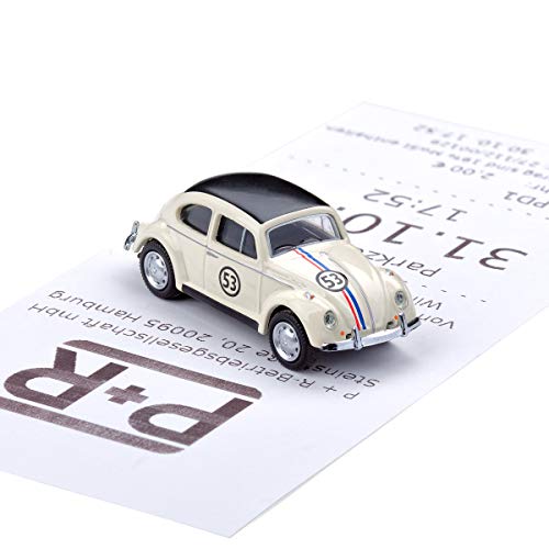 Magnetischer Parkscheinhalter für das Armaturenbrett – Modellauto kompatibel mit VW-Käfer-Rallye mit Magnet und selbstklebender Haftscheibe für Parkscheine und Anwohner-Parkausweise (20.10-18) von corpus delicti