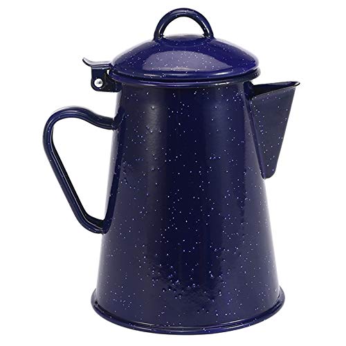 coserori 1.2L Emaille Kaffeekanne Hand Tee Wasserkocher Decor Sternenhimmel Blau Cafe Tools von coserori