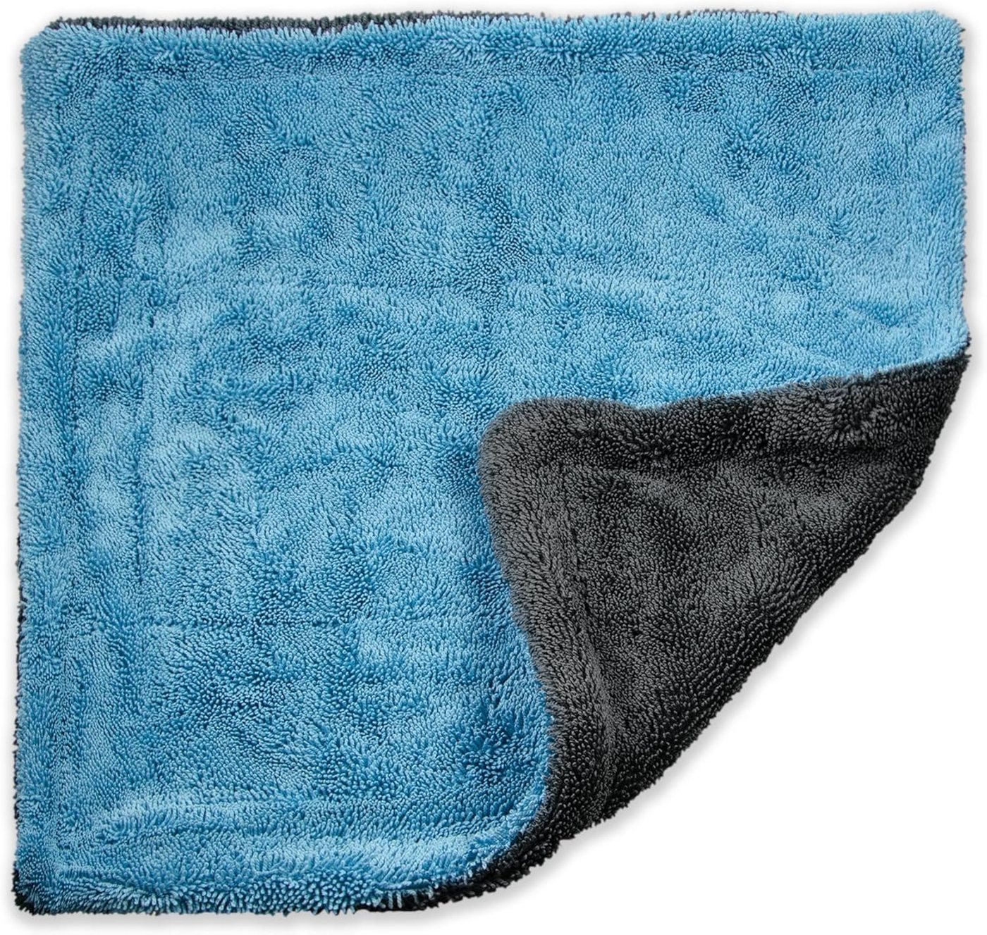 cosey Premium Wasch- und Poliertücher für Auto und Haushalt Mikrofasertuch (2x Blau/Grau (1200 GSM) von cosey