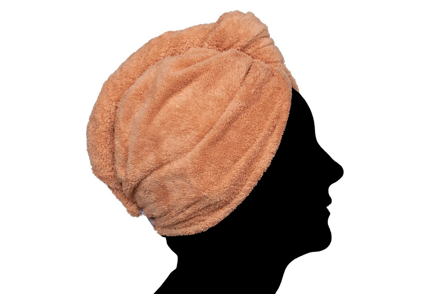 cosey Turban-Handtuch Mikrofaser Turban-Handtuch - Flauschiges Fleece Kopf-Handtuch, (1-St), 400 g/m² von cosey