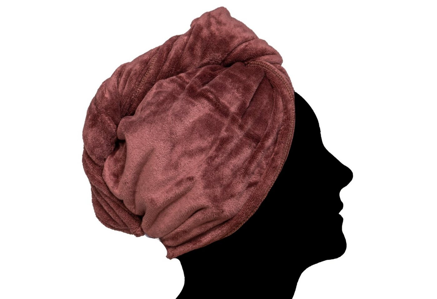 cosey Turban-Handtuch Mikrofaser Turban-Handtuch - Kopf-Handtuch, (1-St), 350 g/m² von cosey