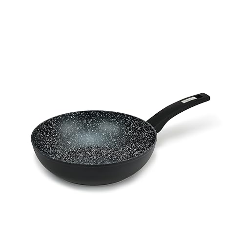 Cosychef Nova Wokpfanne 28 cm - Granit Wokpfanne mit Antihaftbeschichtung - Geeignet für alle Herdarten, einschließlich Induktion - PFOA frei von cosy chef