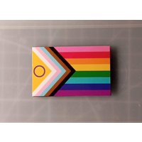 Lgbtia Kühlschrank Magnet Oder Sticker Mittelgroß Für Den Innenbereich, Hochwertige Materialien von countvex