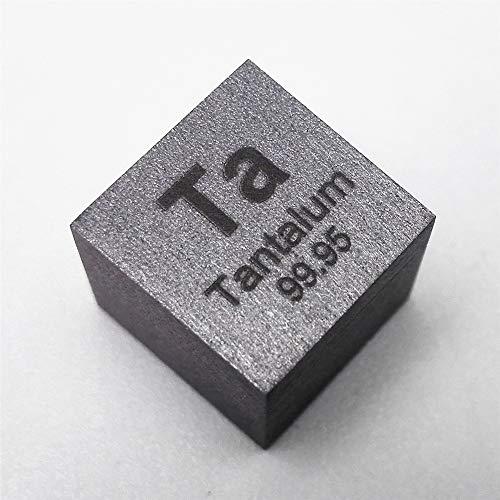 10 mm Tantal Metall Cube 99,95% 16,6 Gramm Element Ta SPECIMEN von Chinaium