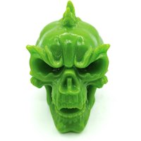 Leuchtender Mohawk Kristallschädel - Einzigartiges Halloween Wohndekor Leuchtender Mohawk Kristallschädel - Einzigartiges Halloween Wohndekor von AuraEmpress