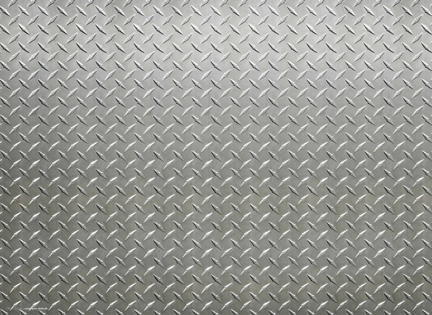 cover-your-desk.de Platzset abwaschbar - Metalloptik Riffelstahl, (4-St., aus premium Vinyl (Kunststoff BPA-frei), Made in Germany von cover-your-desk.de