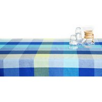Wunderschöne Farbenfrohe Tischdecke Mit Gewebtem Karo , Aus Einem Feinen Reinen Leinen in Verschiedenen Massen, Multiclour Tablecloth Linen von coverUPatelier