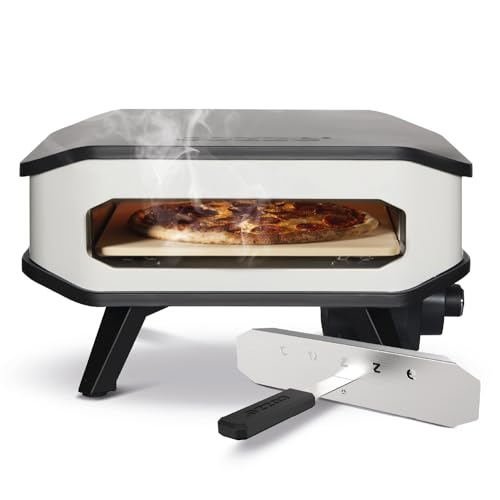 cozze® 13" Elektro-Pizzaofen mit Pizzastein, 230V/2200W, Digitale Temperatursteuerung, inkl. Frontabdeckung von cozze