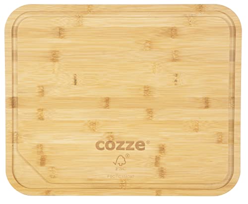 cozze®Pizzaschneidebrett 430x350x20mm. von cozze