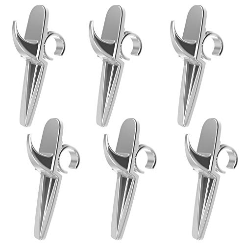 PRIME Handtuchhalter Heizkörper chrom im 6er Set – Made in Germany – Hakenclip der originale Rundheizkörper-Haken für das Bad von cpba germany