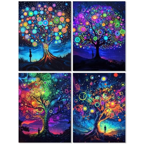 4 Stück Diamond Painting Kinder ab 6 Jahre Baum Des Lebens 50x65cm, Diamond Painting Erwachsene Farbe, 5D DIY Mosaikherstellung Basteln Erwachsene Diamant Malerei Stickerei Kits für Wand Dekor Z-43T 4 Stück Diamond Painting Kinder ab 6 Jahre Baum Des Lebens 50x65cm, Diamond Painting Erwachsene Farbe, 5D DIY Mosaikherstellung Basteln Erwachsene Diamant Malerei Stickerei Kits für Wand Dekor Z-43T von cppxinng