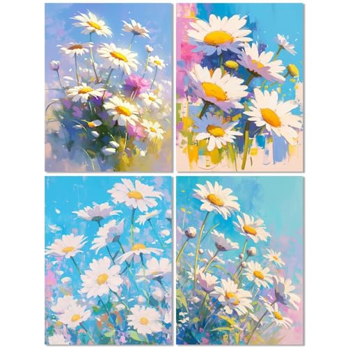 4er Set Diamond Painting Erwachsene Blume 60x70cm, Diamond Painting Kinder Farbe, DIY Basteln Mädchen 10 Jahre,Mosaikherstellung Kreativ Set für Erwachsene, Diamant Stickerei Kits für Wand Dekor Z-18T 4er Set Diamond Painting Erwachsene Blume 60x70cm, Diamond Painting Kinder Farbe, DIY Basteln Mädchen 10 Jahre,Mosaikherstellung Kreativ Set für Erwachsene, Diamant Stickerei Kits für Wand Dekor Z-18T von cppxinng
