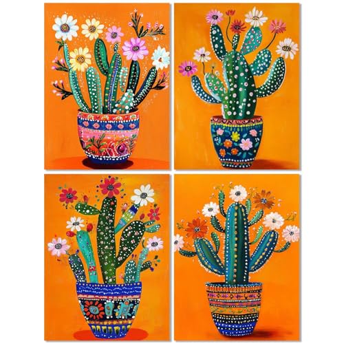 4er Set Diamond Painting Erwachsene Kaktus 45x60cm, Diamond Painting Kinder Blume, Basteln Mädchen 10 Jahre, Mosaikherstellung Kreativ Set für Erwachsene, Diamant Stickerei Kits für Wand Dekor Z-202T 4er Set Diamond Painting Erwachsene Kaktus 45x60cm, Diamond Painting Kinder Blume, Basteln Mädchen 10 Jahre, Mosaikherstellung Kreativ Set für Erwachsene, Diamant Stickerei Kits für Wand Dekor Z-202T von cppxinng