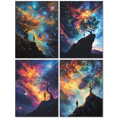 4er Set Diamond Painting Erwachsene Sternenhimmel 60x70cm, Diamond Painting Kinder Baum, DIY Basteln Mädchen 10 Jahre, Mosaikherstellung Kreativ Set für Erwachsene, 5D Diamant Stickerei Kits Z-48T 4er Set Diamond Painting Erwachsene Sternenhimmel 60x70cm, Diamond Painting Kinder Baum, DIY Basteln Mädchen 10 Jahre, Mosaikherstellung Kreativ Set für Erwachsene, 5D Diamant Stickerei Kits Z-48T von cppxinng