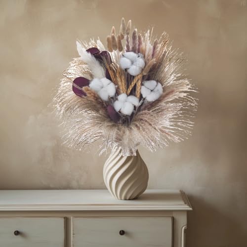 crafity Pampasgras Deko Trockenblumen 44cm Pampasstrauß mit kleinem Pampas, Bunny Tails, Baumwolle, Eukalyptus, Getrocknetes Pampasgras-Bouquet für Tischdeko Zuhause Whonzimmer crafity Pampasgras Deko Trockenblumen 44cm Pampasstrauß mit kleinem Pampas, Bunny Tails, Baumwolle, Eukalyptus, Getrocknetes Pampasgras-Bouquet für Tischdeko Zuhause Whonzimmer von crafity
