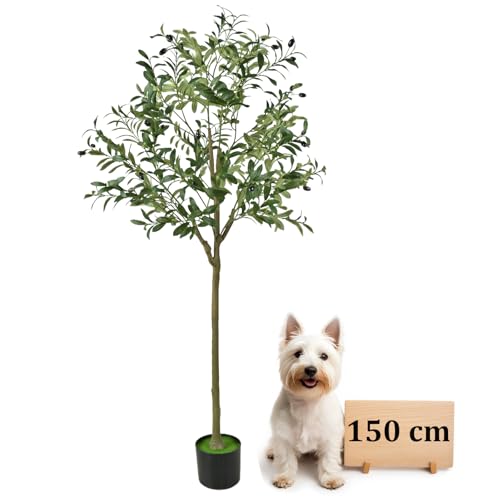 crafity Künstlicher Olivenbaum 150cm Deko Olivenbaum Groß Künstliche Pflanzen wie echt Kunstpflanze für Indoor Outdoor Wohnzimmer Schlafzimmer Büro Balkon crafity Künstlicher Olivenbaum 150cm Deko Olivenbaum Groß Künstliche Pflanzen wie echt Kunstpflanze für Indoor Outdoor Wohnzimmer Schlafzimmer Büro Balkon von crafity