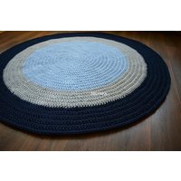 Multicolor Kinder Teppich Rond Tapis Enfant Häkeldecke Runde Rund Babyzimmer Boden Dekor Matte von craftladiesshop