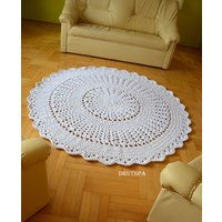 Shabby Chic Deckchen Teppich Kinderzimmer Rund Alfombra Trapillo Baby Skandinavisch Rond Tapis Salon von craftladiesshop