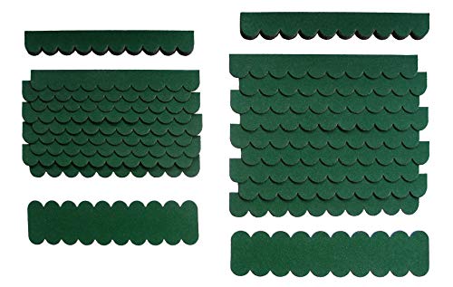 crash-marek, 0,8 m²-2-Sets Mini Dachschindeln,Grün,Dachpappe,Vogelhäuser,Brunnenüberdachung,Abdeckung, crash-marek, 0,8 m²-2-Sets Mini Dachschindeln,Grün,Dachpappe,Vogelhäuser,Brunnenüberdachung,Abdeckung, von crash-marek