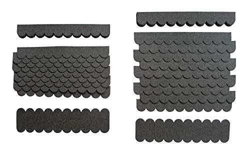 crash-marek 0,8 m²-2-Sets Mini Dachschindeln,Anthrazit,Dachpappe,Nistkasten,Vogelhäuser,Sandkastenüberdachung,Abdeckung,Bastlersatz,Biberschwanz, crash-marek 0,8 m²-2-Sets Mini Dachschindeln,Anthrazit,Dachpappe,Nistkasten,Vogelhäuser,Sandkastenüberdachung,Abdeckung,Bastlersatz,Biberschwanz, von crash-marek