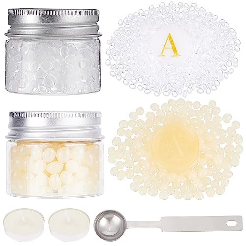 CRASPIRE 2 Boxen 2 Farben Oval Wachs Granulat Perlen Transparent Siegelwachs Perlen Kit mit 2 Stück Kerze 1 Stück Schmelzlöffel für Wachssiegel Stempel Hochzeit Einladungen Brief Umschläge Verpackung CRASPIRE 2 Boxen 2 Farben Oval Wachs Granulat Perlen Transparent Siegelwachs Perlen Kit mit 2 Stück Kerze 1 Stück Schmelzlöffel für Wachssiegel Stempel Hochzeit Einladungen Brief Umschläge Verpackung von craspire