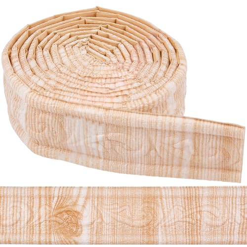 CRASPIRE 90x1.8 Zoll Abziehbare Schaumstoff Kronenleiste Sockelleiste Orange Weißer Marmor Selbstklebende Flexible Spiegeltapete Klebrige Bordüre 3D Wandkantenlinien Sockelleiste Für Hotel Zuhause DIY von craspire