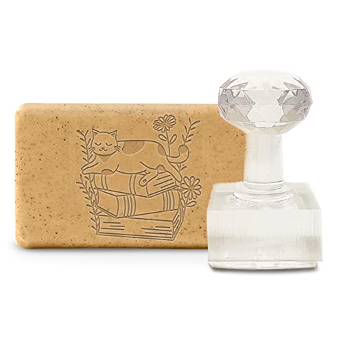 CRASPIRE Handgefertigter Seifenstempel Katzenbuch Acryl Seifenstempel mit 4 cm abnehmbarem Griff Prägung Seifenstempel Seifenherstellung für Kekse Ton Keramik Kekse Gummier DIY Kunst Handwerk CRASPIRE Handgefertigter Seifenstempel Katzenbuch Acryl Seifenstempel mit 4 cm abnehmbarem Griff Prägung Seifenstempel Seifenherstellung für Kekse Ton Keramik Kekse Gummier DIY Kunst Handwerk von craspire