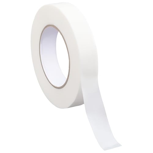 craspire 164 Fuß X 1 Zoll Buchbinde Reparaturband Weißes PE Tuch Bibliotheksbedarf Für Den Täglichen Bedarf Wasserdichtes Selbstklebendes Band Buchnahtversiegelung Basteln Zum Verstärken Schützen von craspire