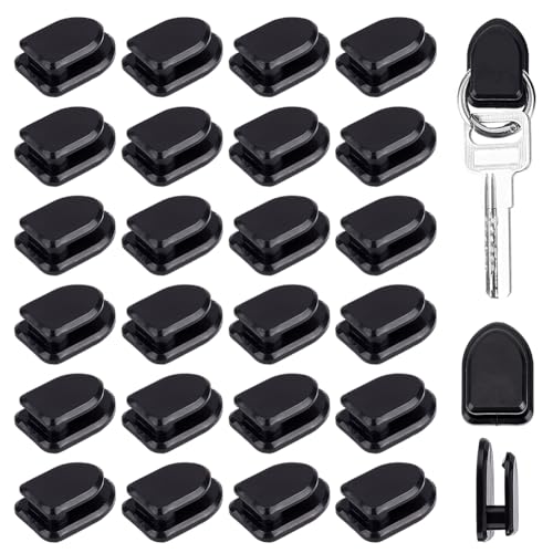 craspire 40 Stück Auto Klebehaken Mini Klebehaken Schwarz Multifunktional Für Den Rücksitz Selbstklebende Haken Zum Aufhängen An Der Wand Handtuchhaken Badezimmer Wandhaken Zum Aufhängen von craspire