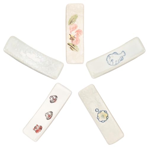 craspire 5 Stück Essstäbchenablage Mit Chinesischem Blumenmuster Japanischer Essstäbchenhalter Aus Porzellan Mit Blütenmeer Retro Keramik Esslöffel Gabel Bürste Stiftständer Gestell Set craspire 5 Stück Essstäbchenablage Mit Chinesischem Blumenmuster Japanischer Essstäbchenhalter Aus Porzellan Mit Blütenmeer Retro Keramik Esslöffel Gabel Bürste Stiftständer Gestell Set von craspire