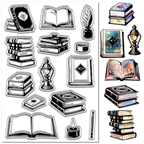 craspire Klare Stempel Mit Buchlesung Bücher Stift Tinte Kerze Silikonstempel Wiederverwendbarer Hintergrund Transparente Gummistempelsiegel Für Tagebücher Scrapbooking Papierprägung craspire Klare Stempel Mit Buchlesung Bücher Stift Tinte Kerze Silikonstempel Wiederverwendbarer Hintergrund Transparente Gummistempelsiegel Für Tagebücher Scrapbooking Papierprägung von craspire
