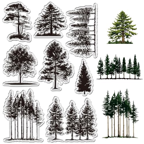 craspire Transparente Stempel Mit Bäumen Natur Wald Holz Silikonstempel PVC Wiederverwendbar Vintage Hintergrund Poststempel Transparente Gummistempelsiegel Für Tagebuch Kartenherstellung Dekoration craspire Transparente Stempel Mit Bäumen Natur Wald Holz Silikonstempel PVC Wiederverwendbar Vintage Hintergrund Poststempel Transparente Gummistempelsiegel Für Tagebuch Kartenherstellung Dekoration von craspire