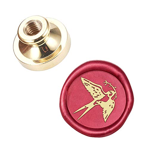 craspire Wax Seal Stamp Head Swallow Abnehmbare Versiegelung Messing Stamp Head Für Kreative Geschenkumschläge Einladungskarten Dekoration von craspire