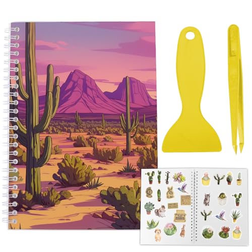 craspire Wiederverwendbares Stickerbuch Sticker Sammelbuch Mit Wüstenkaktus Motiv A5 Größe 40 Blätter Wiederverwendbarer Sticker Organizer Aufbewahrungsbuch Stickerbuch Mit Pinzette Und Spachtel craspire Wiederverwendbares Stickerbuch Sticker Sammelbuch Mit Wüstenkaktus Motiv A5 Größe 40 Blätter Wiederverwendbarer Sticker Organizer Aufbewahrungsbuch Stickerbuch Mit Pinzette Und Spachtel von craspire