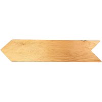 Holzschild Rohling Aus Eichenholz | Blanko Holzbrett Eichenbrett Eichenschild Chevron Pfeil Pfeilschild Holzdeko von cravtstore