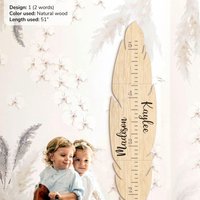 Wachstums-Chart Für Nacht, Holz, Messing, Kinder, Licht Lichterkette, Baby-Dusche-Geschenk von crawoo