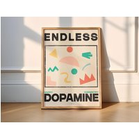 Abstrakte Dopamin Form Kunstdruck Modernes Wohndekor Abstrakte Dopamin Form Kunstdruck Modernes Wohndekor von createdbyharry