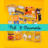 Ornament Set Pick 8 Ornamente - Weihnachts Ornamente von creationzbycatherine